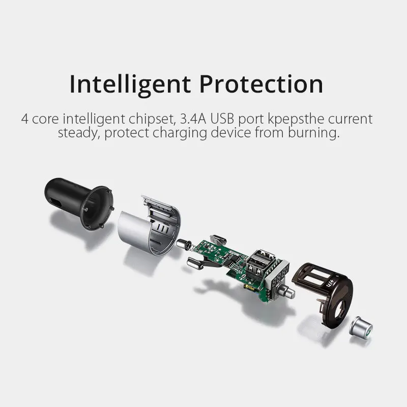 Автомобильный Bluetooth MP3 плеер VANJEW C27A fm передатчик с 2 usb портами FM модулятор