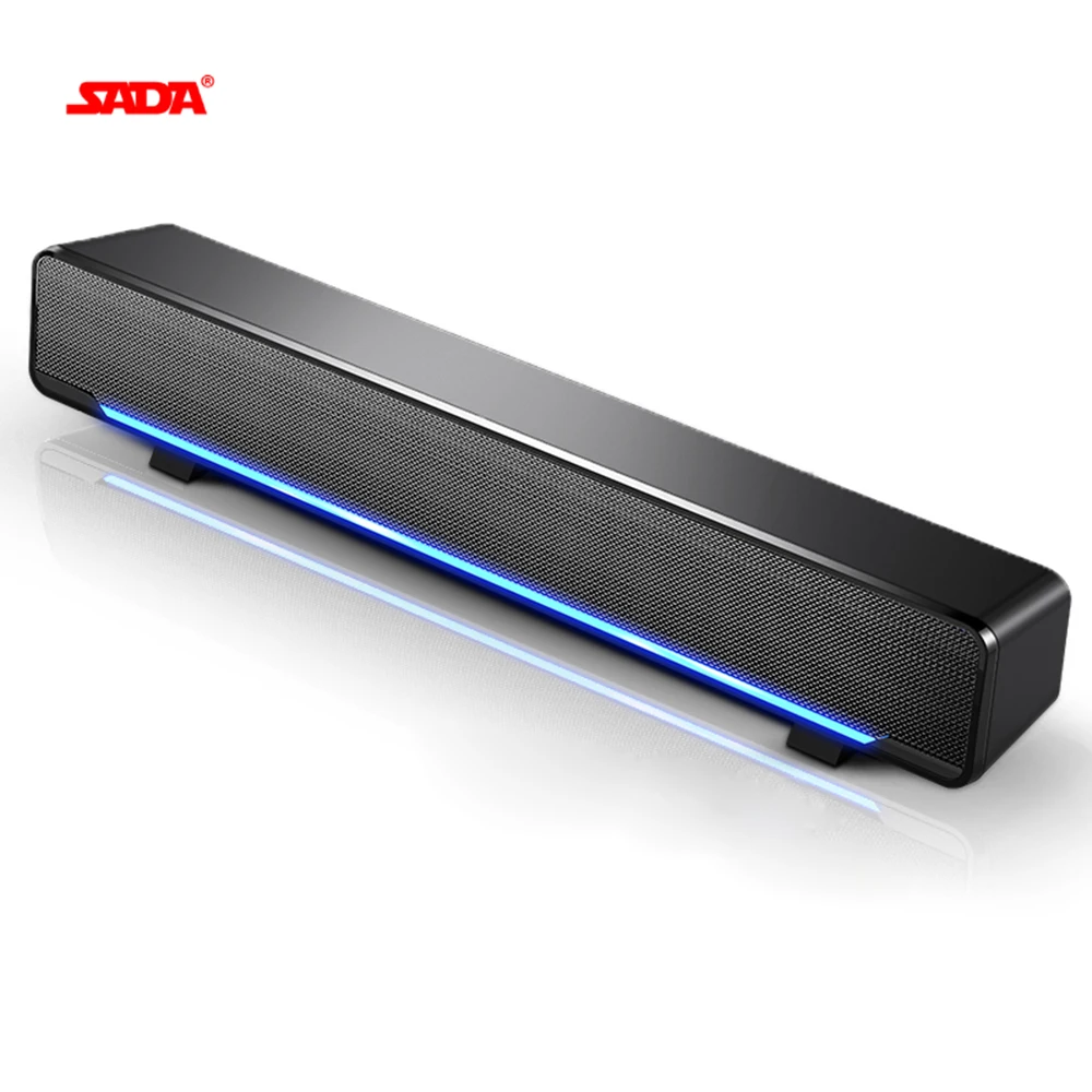 SADA V 196 USB проводной Bluetooth компьютерный динамик бар стерео сабвуфер бас объемный