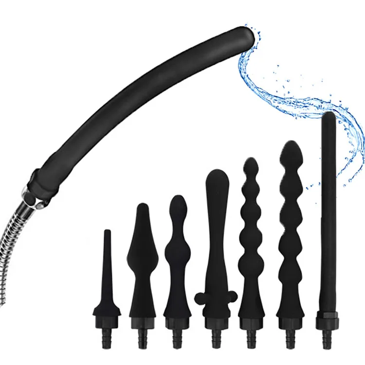 Клизма анальный секс Насадка На клизму силиконовых насадок Колон трубки клизма