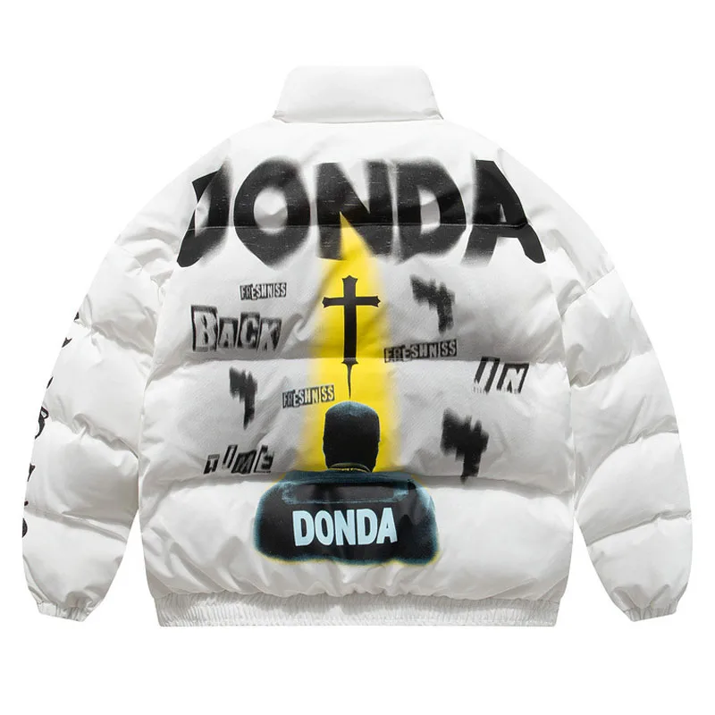 Мужская куртка в стиле хип-хоп с хлопковой подкладкой | одежда