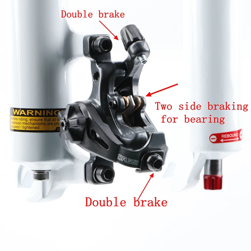 Велосипедный дисковый тормоз суппорт с двойным поршневым механическим дисковым
