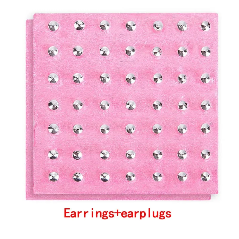 

Ear Nose Body Navel Piercing Gun With Ears Studs Tools Disposable Sterile Ear Piercing Tool Kit with 98pcs Ear Studs Jewelry