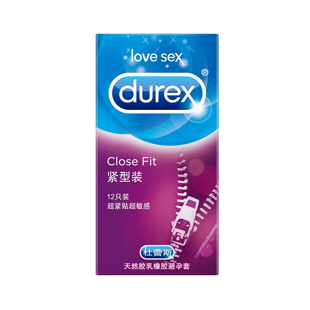 Durex Close пригодный презерватив s 49 мм маленький размер тугой и Φ 12 шт. гладкая смазка