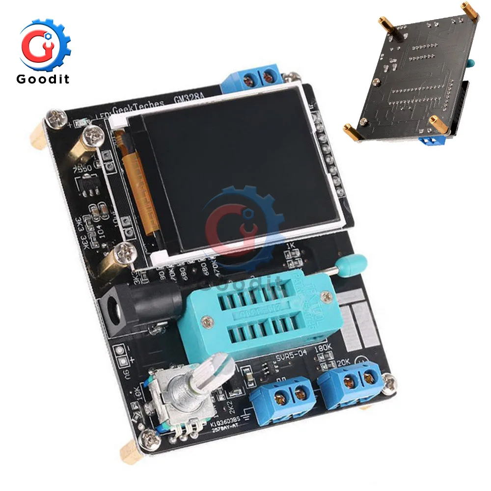 GM328A LCD ESR цифровой тестер транзисторов NPN/PNP обнаруживает диод емкость резистор