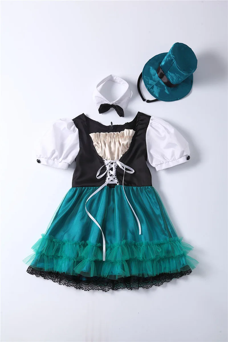 Детский костюм для девочек на Хэллоуин Элис Сумасшедший хэтлоуин магический