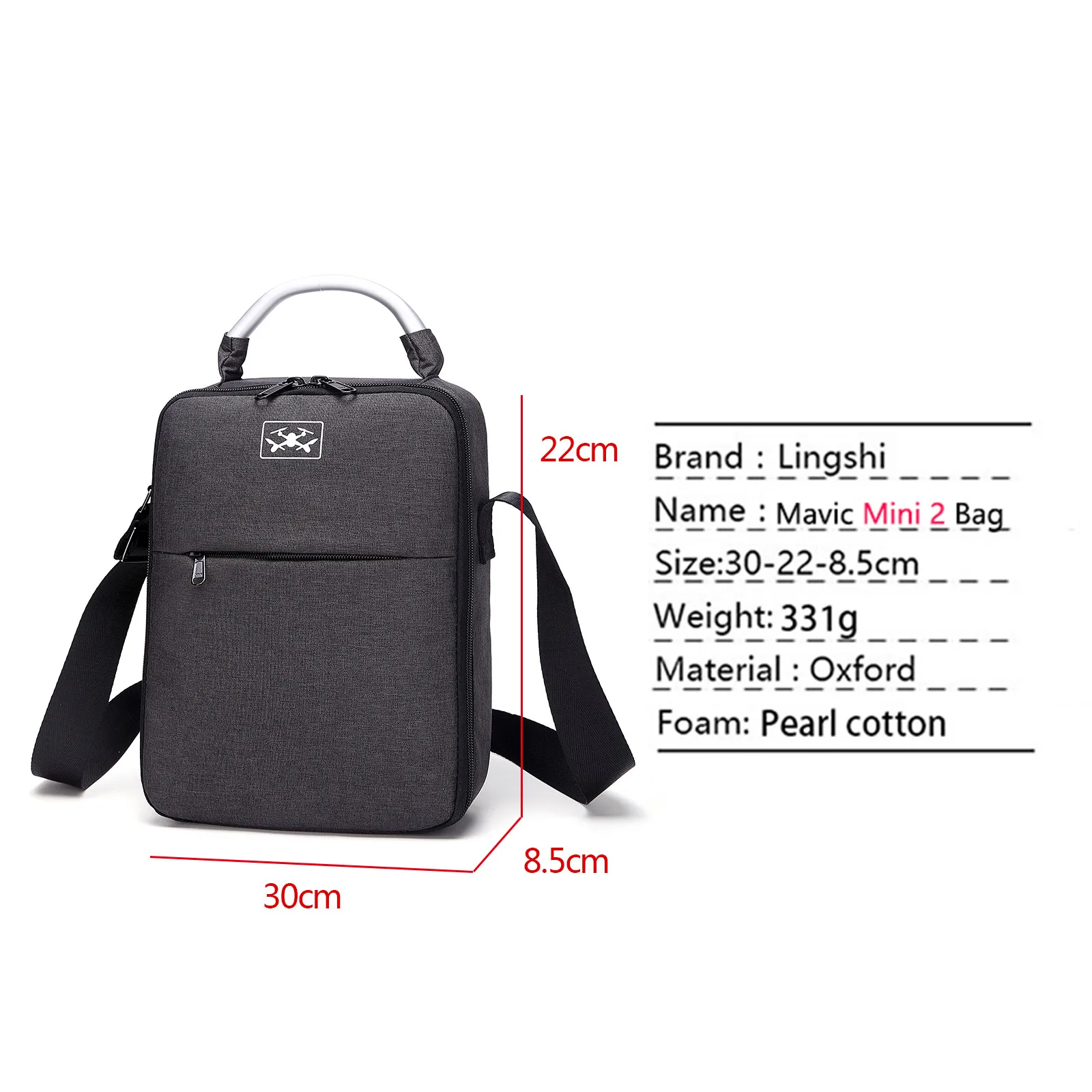 

Hot Selling Drone Bags Parts Dji Mavic Mini Drone Waterproof Storage Bag Portable Shoulder Bag Durable Handbag High Quality Bag