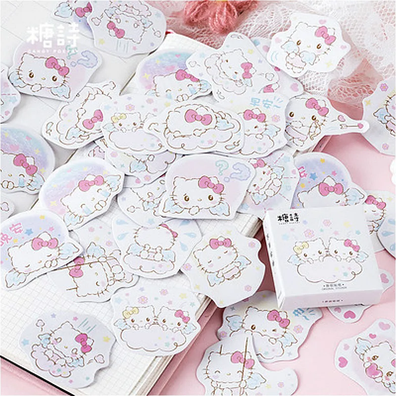 Горячая Распродажа Kawaii Кэти мягких конфет канцелярские наклейки планировщик для