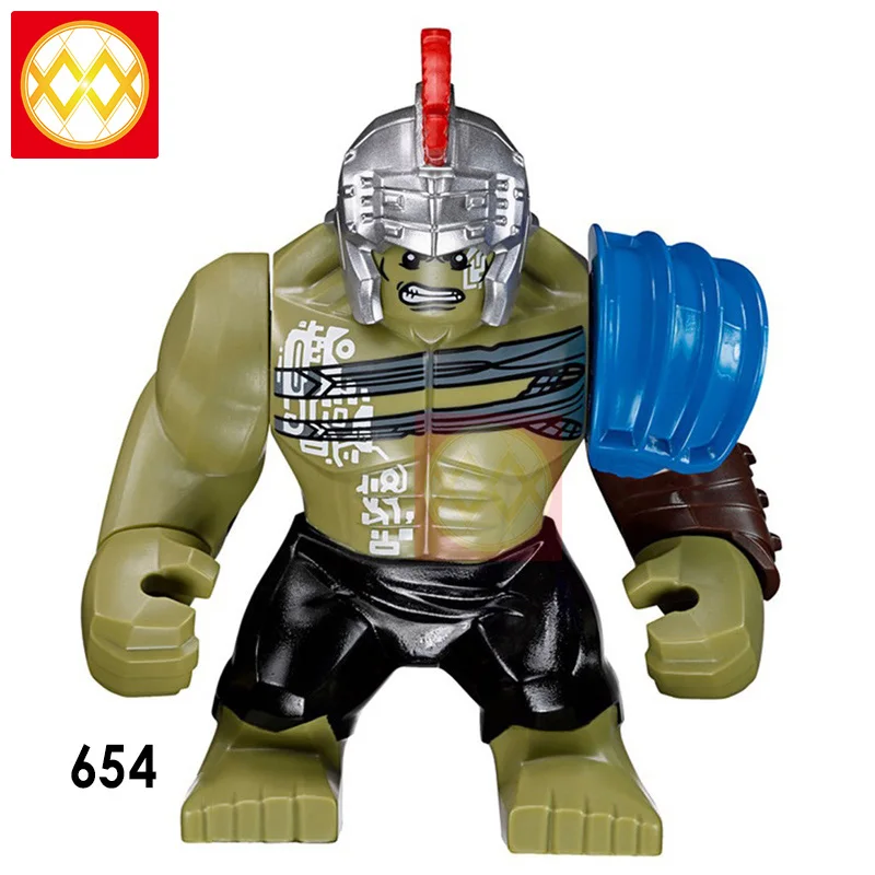 XH654 Фильм Тор Ragnarok Odin Loki Hela Валькирия битва лошадь Frigga Hemidall Джейн Фостер Халк Sif строительные блоки кирпичная игрушка малыш - Цвет: XH654