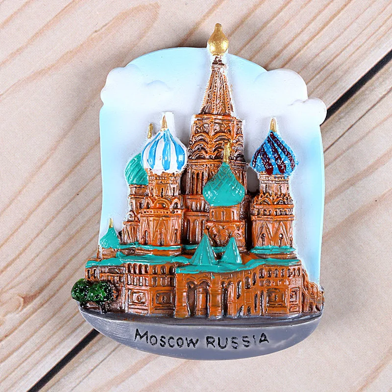 Магниты на холодильник туристические сувениры 3D наклейки Германия Россия Греция