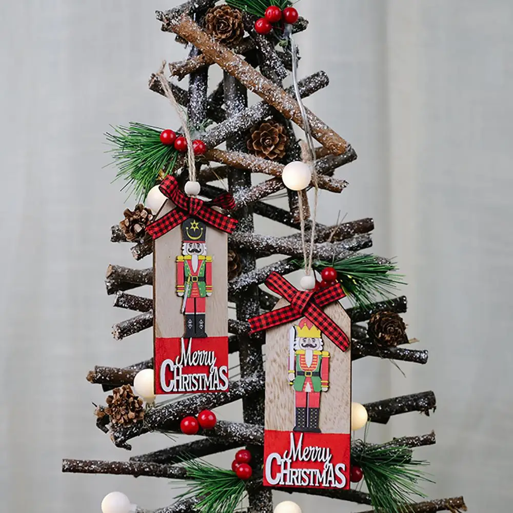 FENGRISE Рождественское дерево орех солдат украшение для дома Рождественская елка