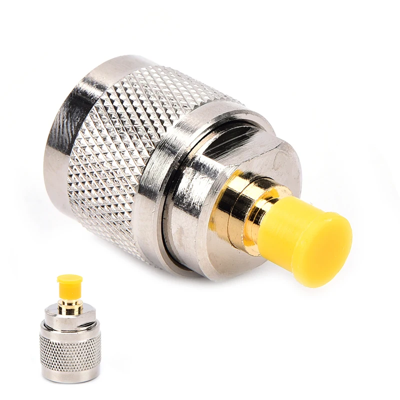 

Посеребренный адаптер PL259 UHF штекер SMA гнездо RF разъем