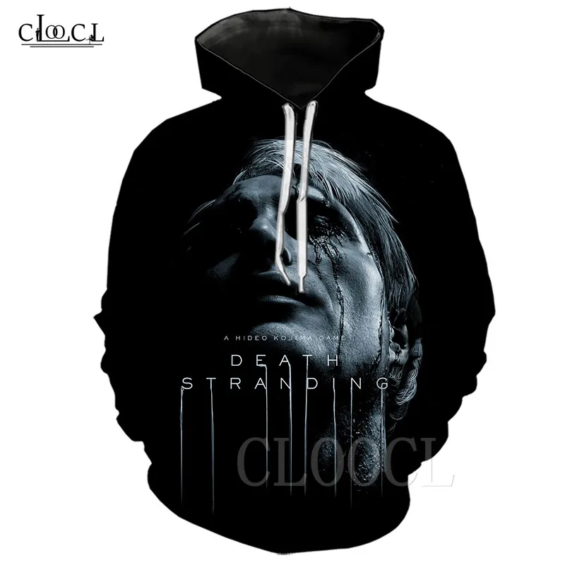 Новое поступление толстовка с капюшоном и 3D принтом смерти свитшоты для