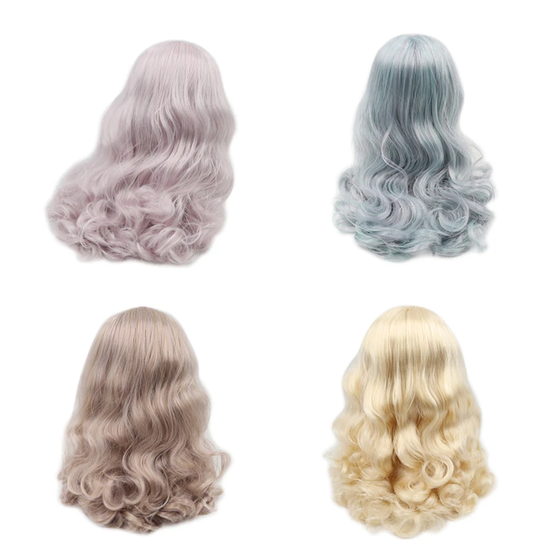 Blyth кукла ледяной RBL головы и купол парик волосы для DIY пользовательские