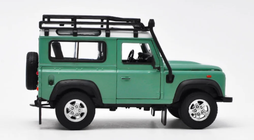 Welly 1/124 1:24 Ностальгический Land Rover Defender SUV внедорожник модель автомобиля под