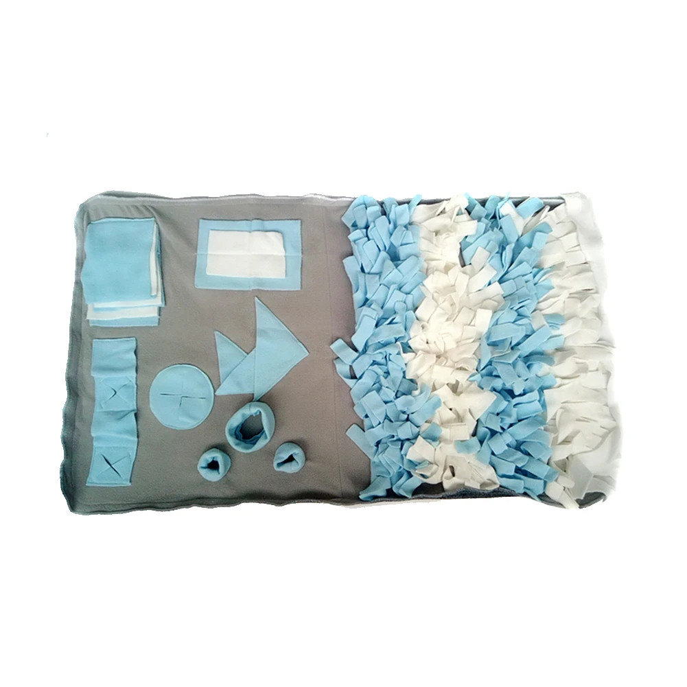 Supplies Slow Washable Dog Snuffle Mat Cushion Blanket Nose Sniffing Pet Training Pad Play Stress Release Soft Cat Food Feeding | Дом и сад