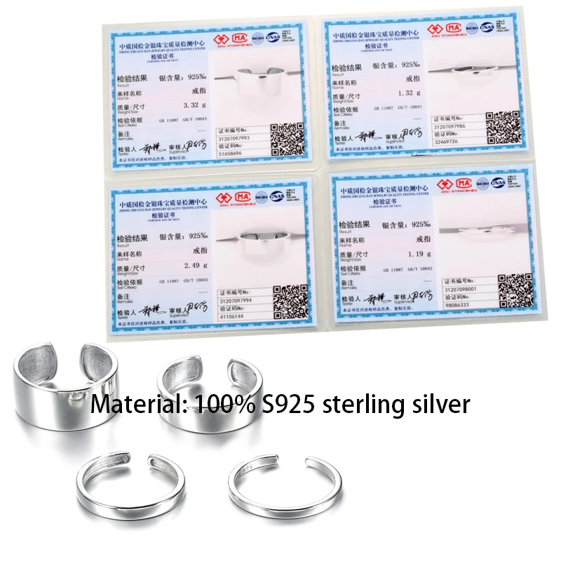 Шикарное толстое кольцо Kinel S925 из стерлингового серебра с английским логотипом