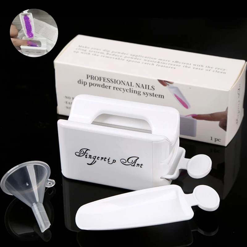 

Manicure Recycling Storage Box Portable Infiltration Container Double Layer