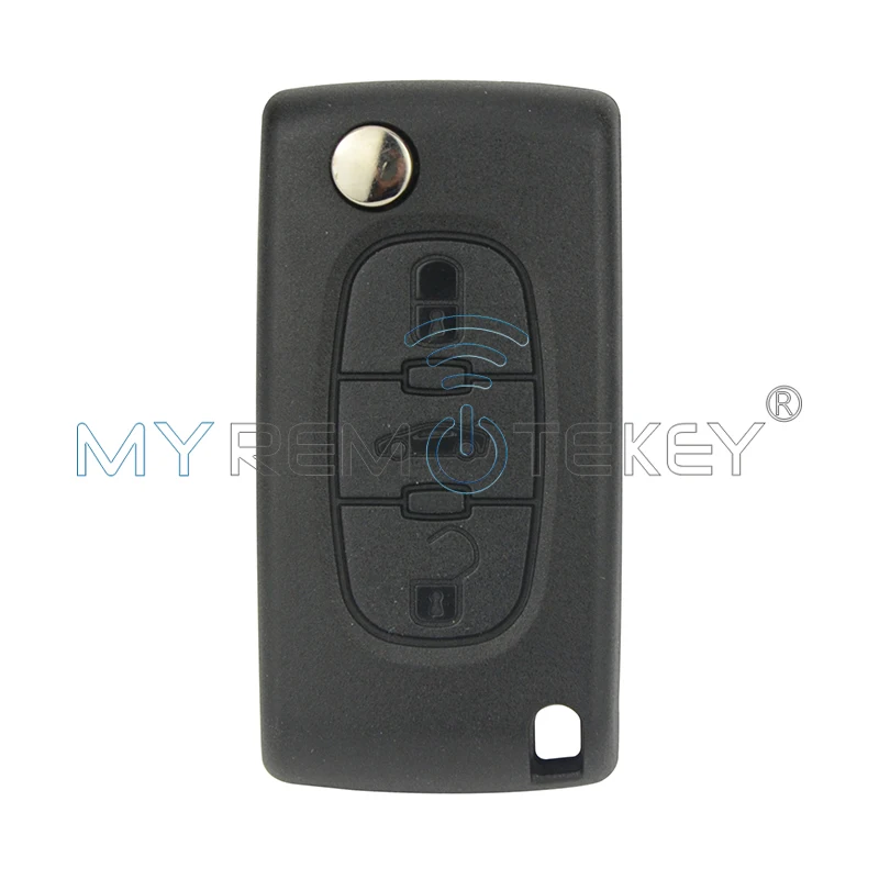 Remtekey CE0523 удаленное ключи 3 кнопки средний ствол для peugeot ключ для ключ Citroen спросить 433 МГц ID46-PCF7941 VA2