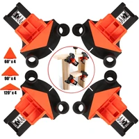 6090120 degree right angle clamp corner woodworking hand tool fixing clips bar picture frame corner clip diy fixture tools