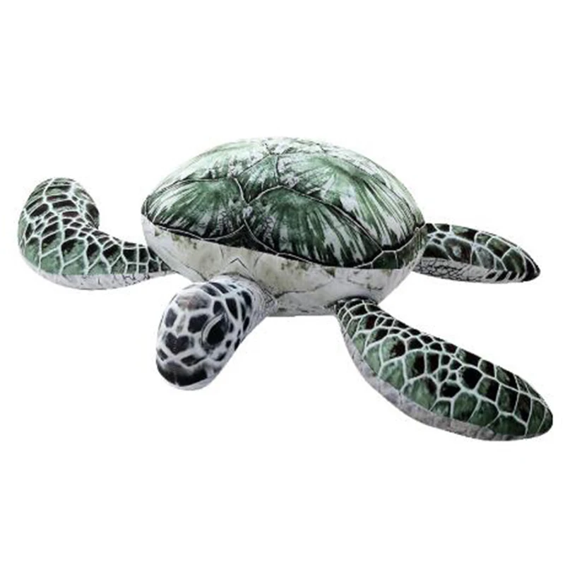 

Sea Turtle Stuffed Toy Green/Grey/Orange Aquatic Animals Tortoise Plush Doll Lifelike Turtles Decor Toy 25/35/45/55/70cm