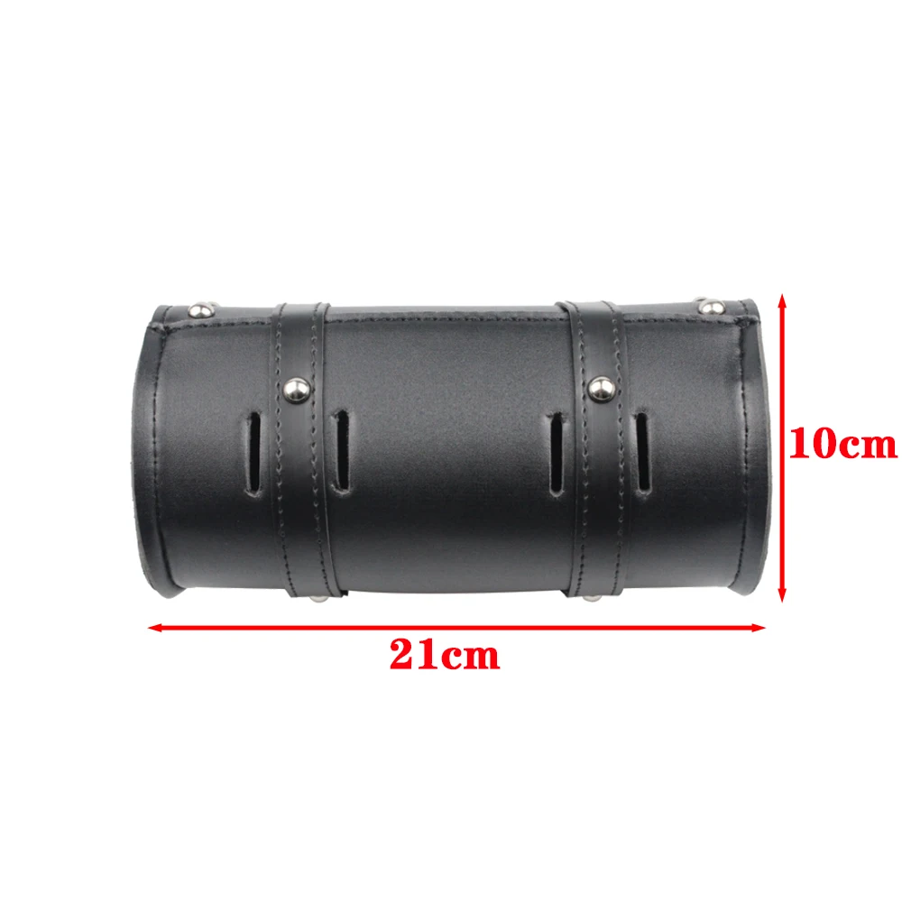 Мотоциклетный чехол для вилок кожаные сумки черная сумка на руль мотоциклетный