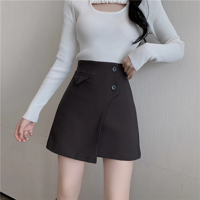 Офисная Женская мини-юбка А-силуэта женская сексуальная облегающая Клубная