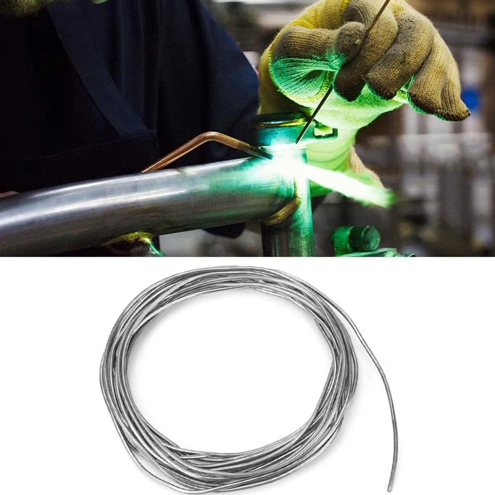 

1-5m Copper Aluminum Weld Flux Cored Soldering Wire Low Temperature Aluminium Welding Rod LS'D Tool Welder Soldering Accessories