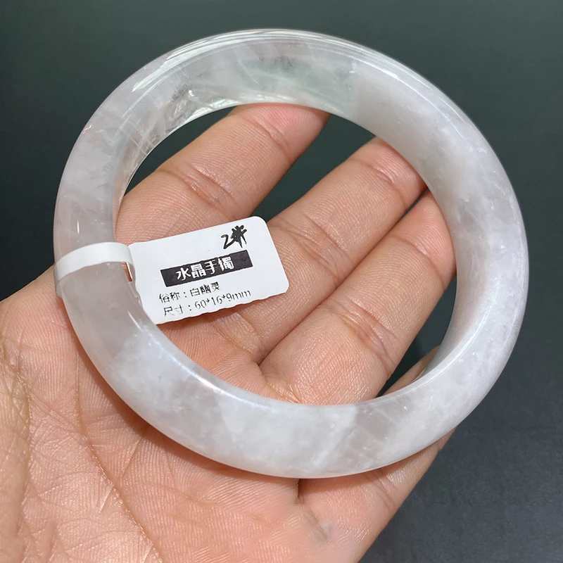 Браслет с Белым призраком из натурального кристалла для девочек женский подарок