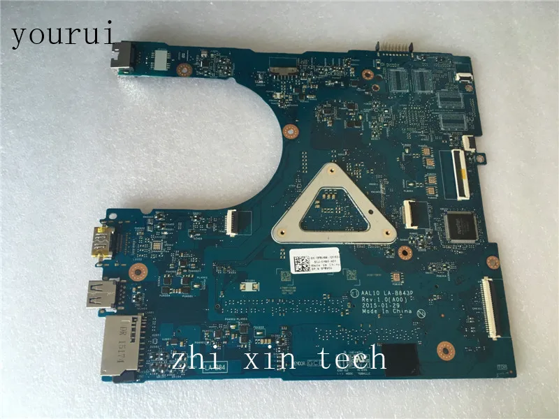 

yourui For Dell 5458 5558 5758 Laptop motherboard CN-0FRV68 0FRV68 FRV68 AAL10 LA-B843P with i5-5200 CPU Test ok