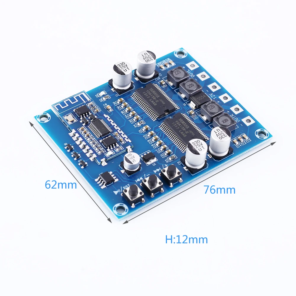 DC 12V YDA138-E HIFI Digital Amplifier Module Stereo 20W+20W 8ohm Dual-core Class D Power | Инструменты