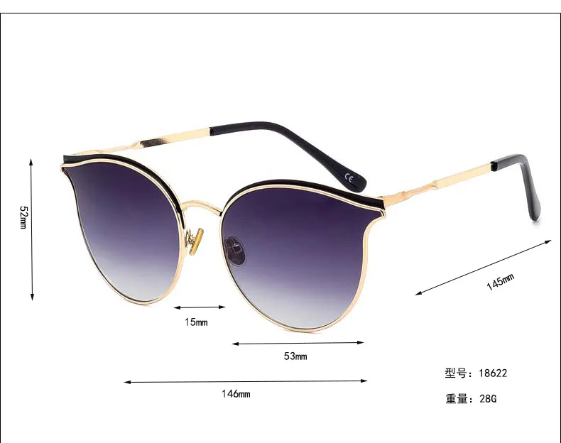 

Sunglasses ladies and men's 2021 new ocean round box retro