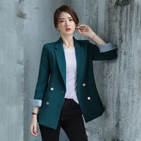 women blazer vintage jacket spring autumn large size 5xl coat jackets loose retro suits fashion elegant outwear casaco feminino
