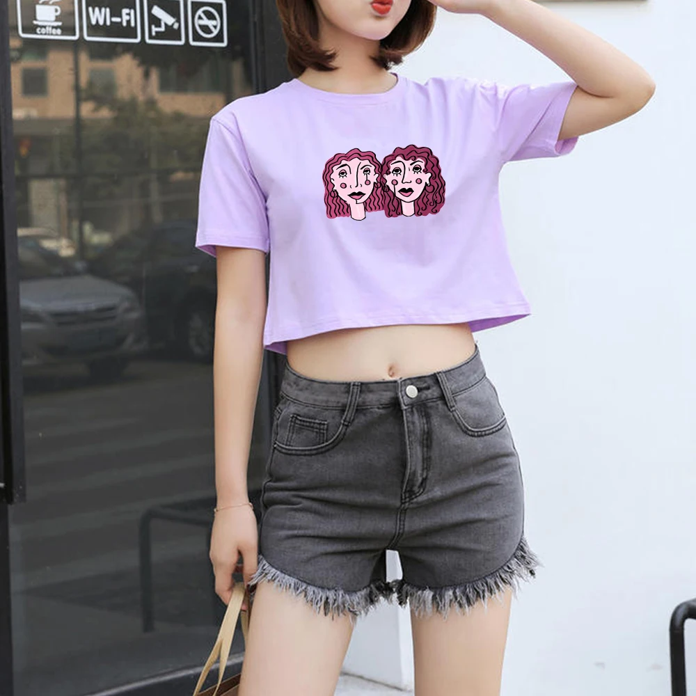 Новое поступление укороченный топ женская футболка забавная Ариана Гранде для