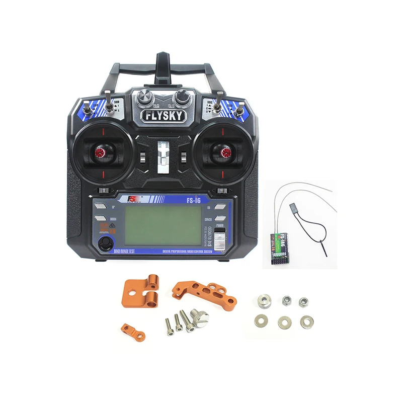 

Flysky FS-i6 6CH 2.4G AFHDS 2A LCD Transmitter with iA6 Receiver and Monitor Stand for RC Heli Glider Quadcopter Drone