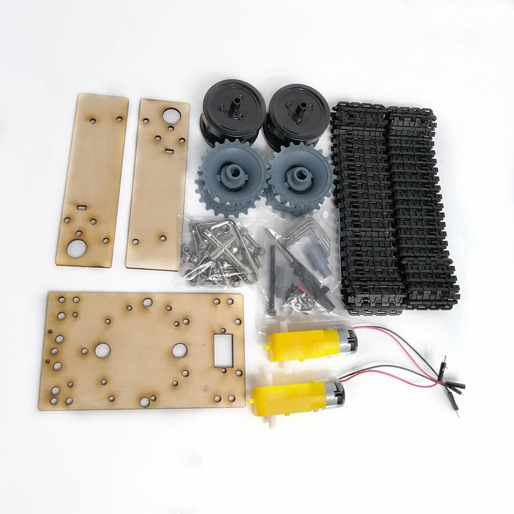 Шасси гусеничного робота гусеничная платформа с мотором TT для Arduino игрушечная
