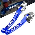 Ручка тормозного рычага для мотоцикла YAMAHA YZ 65 YZ65 YZ65-2018 CNC, складная, алюминиевая, для мотокросса