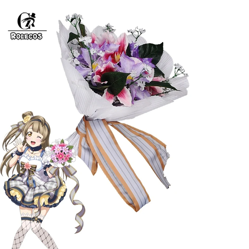 ROLECOS Lovelive Flower Bouquet Cosplay Flowers Yazawa Nico Nozomi Tojo Eli Rin Cosplay love live Bouquet Sonoda Umi Kotori Maki