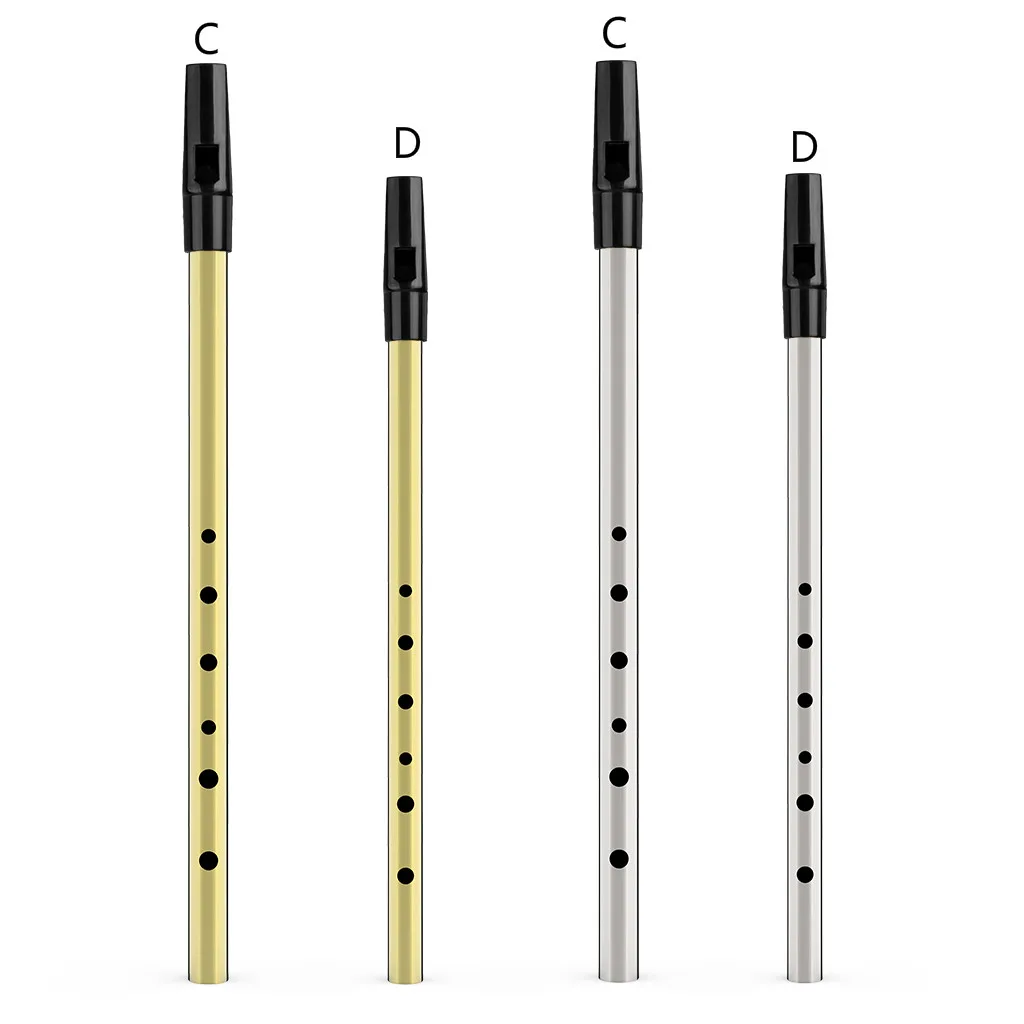 Музыкальный латунный ирландский Пенни свисток Ключ C D оловянный традиционная