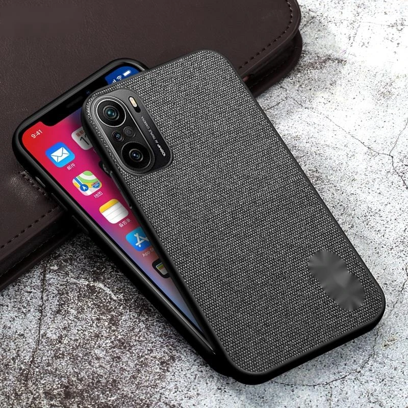 

For Xiaomi Poco F3 Case Cover Fabric Shockproof Back Capas Original Poco F2 Pro X3 NFC M3 Luxury