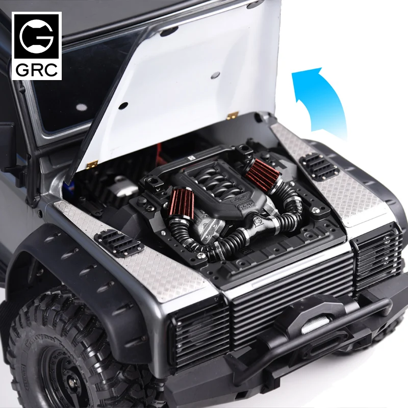 1/10 TRX4 bootable cover kit кронштейн отсека двигателя крышка машины петля магнит