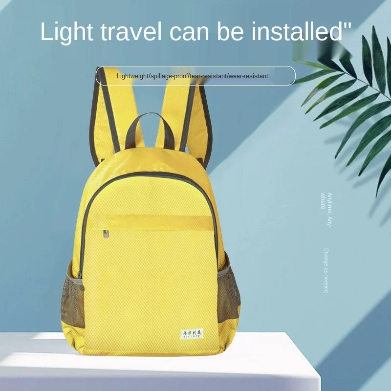 

New Waterproof Nylon Women Backpack 2021 Solid Color Casual Backpack For Teenagers Women Large Capacity Ladies Travel Bag
