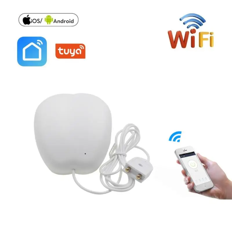 

Tuya Smart Life APP Smart Home Accessories Alarm Water Leakage Alarm Detector Remote Alarm Push Water Leak Sensor Flood Alert