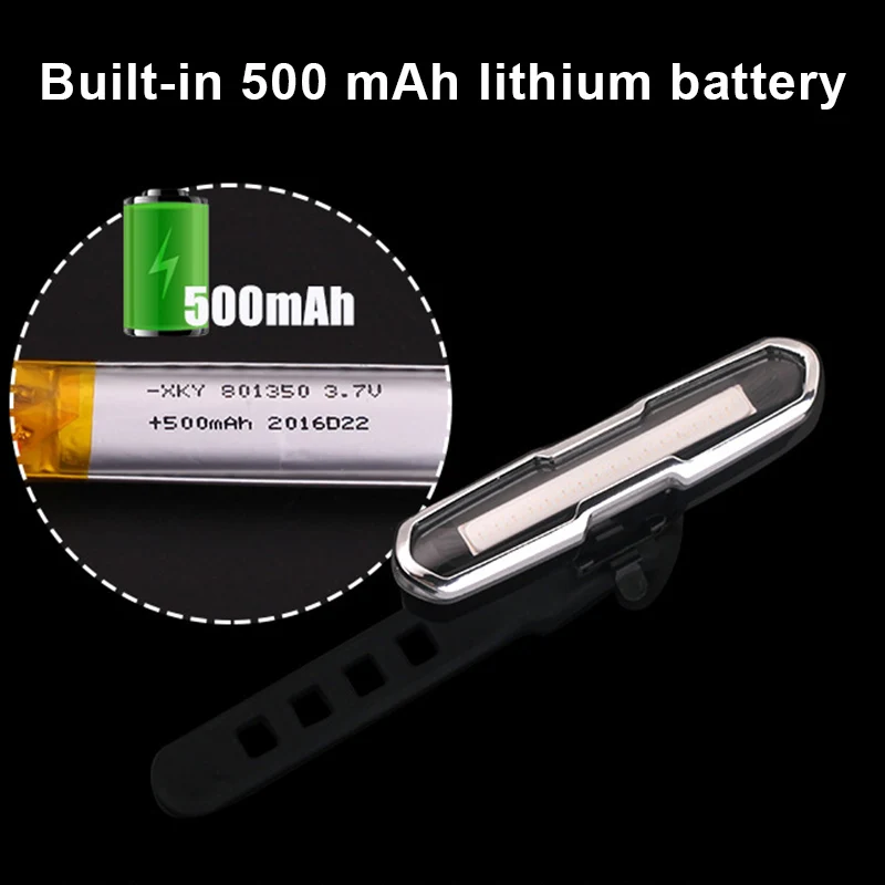 

High Quality Bike Tail Light Ultra Bright Bike Light USB Rechargeable LED Bicycle Rear Lights for Mountain Bikes Road Bikes DOG8