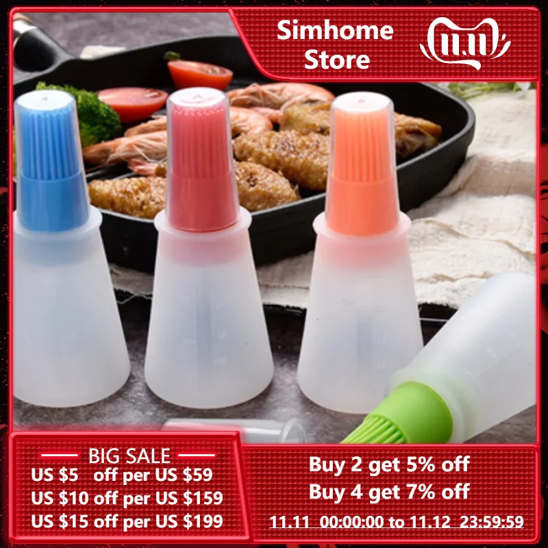 Силиконовая щетка для бутылка с масляной кистью щетки гриля аксессуары выпечки