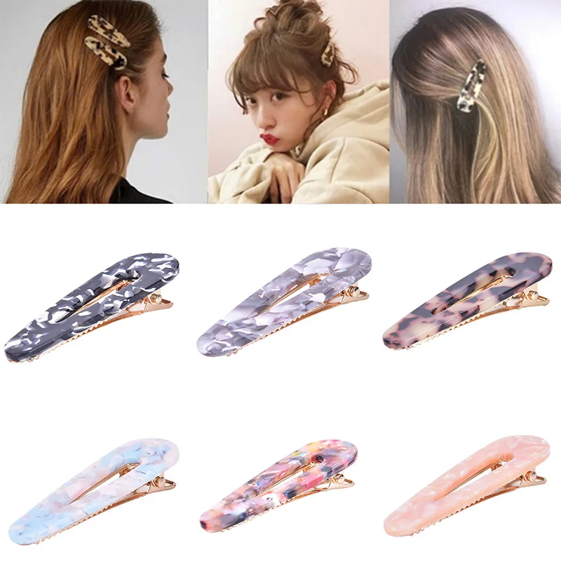 

Винтажные женские заколки для волос с уксусной кислотой, 6 шт./компл., заколки для волос с леопардовым принтом, заколки для волос для девочек, ...