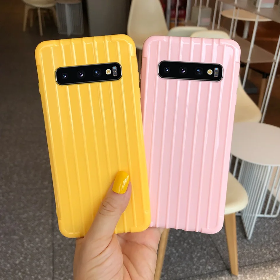 Матовый Силиконовый чехол для Samsung Galaxy S10 S10E S10Plus задняя крышка телефона цветной