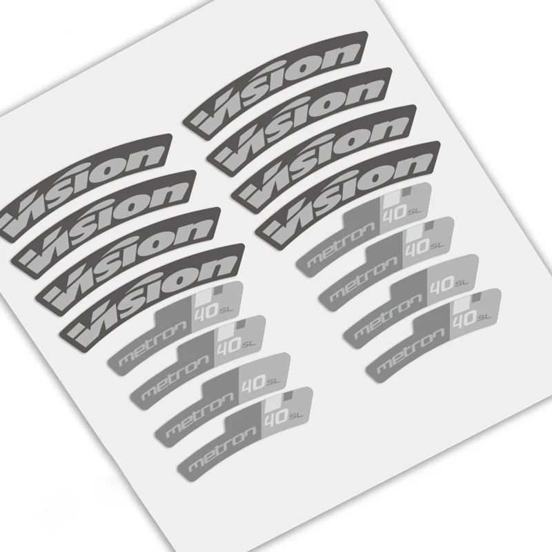 

18 new vision 40 sl wheel set stickers road bike carbon cutter rim waterproof mt40