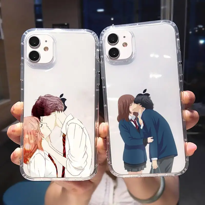 

Ao Haru Ride Phone Case Transparent For iPhone 6 7 8 11 12 13 S Mini Pro X XS XR MAX Plus Cover Funda Shell