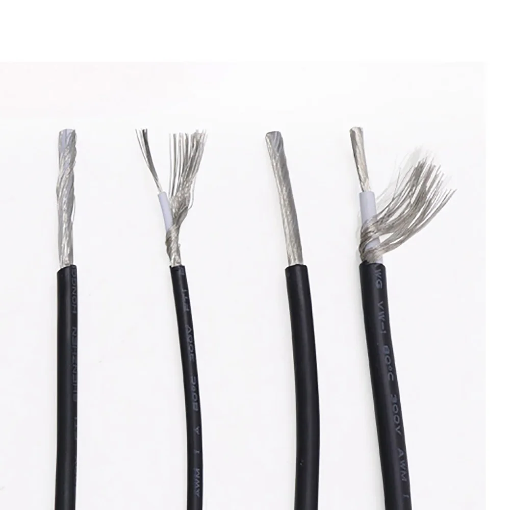 

UL1185 одноядерный экранированный ПВХ Луженая Медь 14AWG 16AWG 18AWG 20AWG 22AWG 24AWG электронная звуковая сигнальная линия анти-помех
