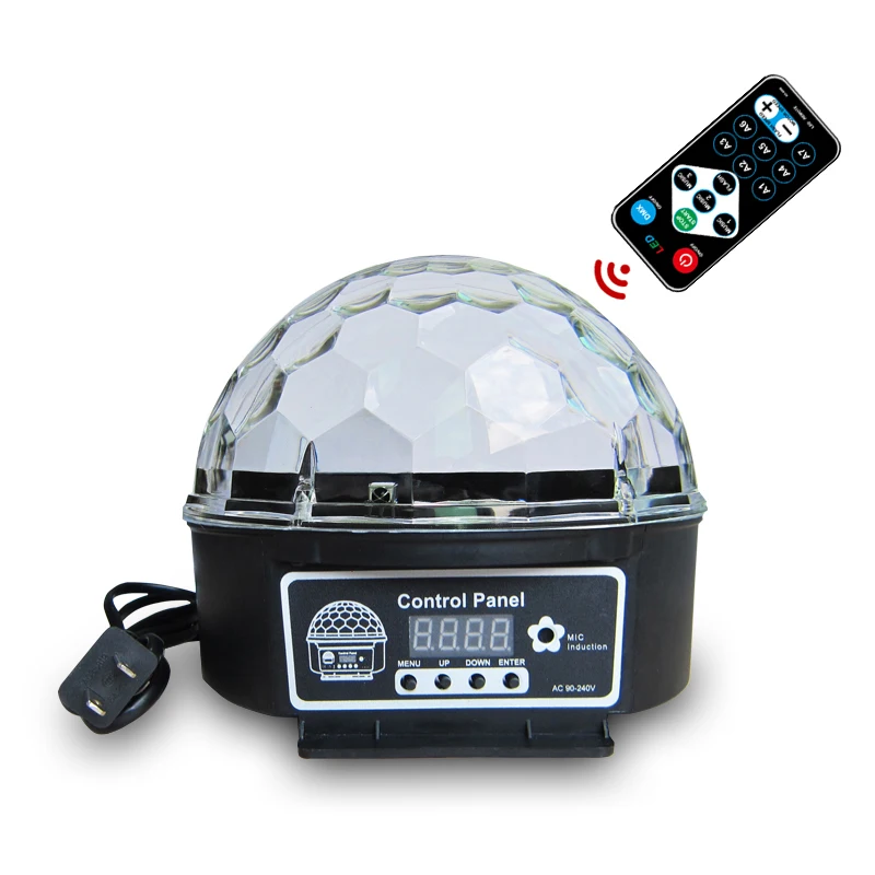 9 Color LED Bluetooth Speaker Disco Ball Light Prom Laser Party 18W DJ Stage Projection Lamp | Освещение
